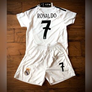 Cristiano Ronaldo Kids Soccer Jersey set - Real Madrid Toddler youth football